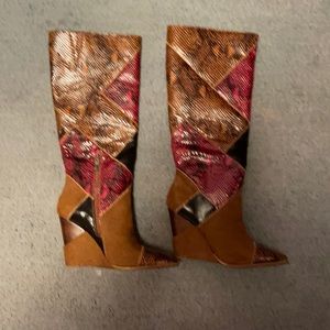 Jessica Simpson Wedge High Boot. Size 6.5. Never Worn.